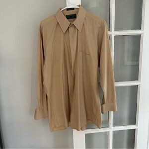 Alexander Julian Tan Long Sleeve Button-Up Shirt